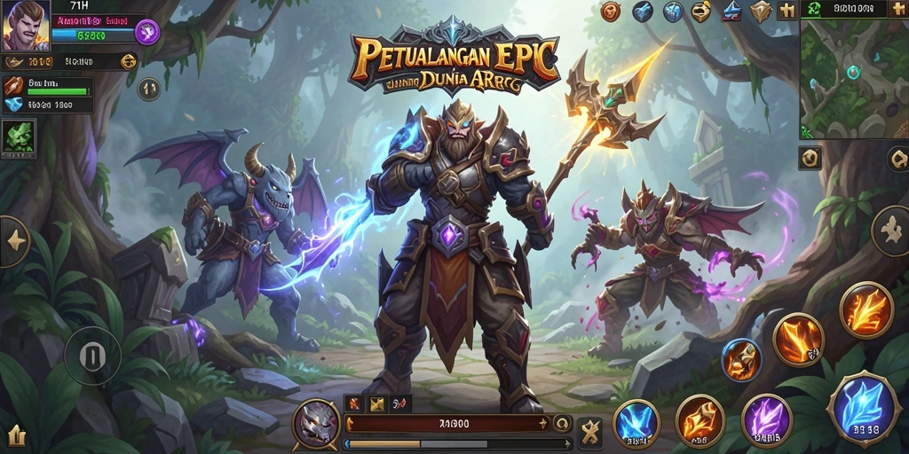 Gameplay 71H menampilkan aksi seru di dunia ARPG.