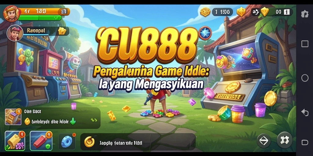 Gameplay CU888 yang menarik dan menghibur saat karakter berkembang.