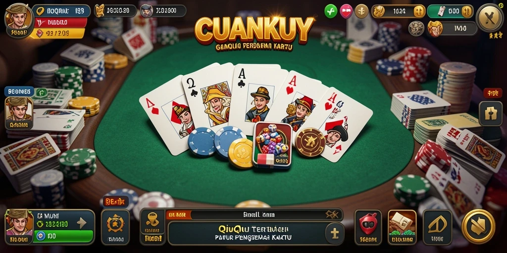 Screenshot CUANKUY menampilkan gameplay QiuQiu yang seru.