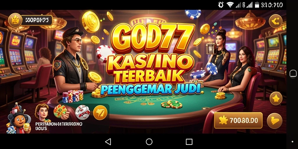 Screenshot menarik dari gameplay <strong>GOD77</strong> yang menampilkan keseruan permainan kasino.