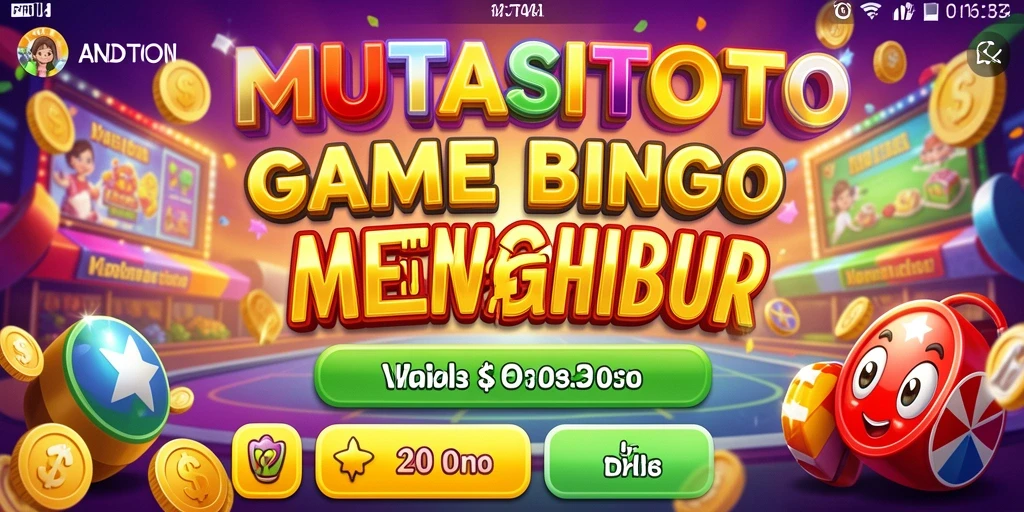 Tampilan gameplay MUTASITOTO yang mengasyikkan dan penuh warna.