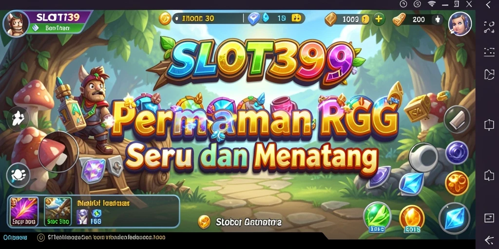Screenshot menampilkan aksi seru dan pertarungan di dunia SLOT39.