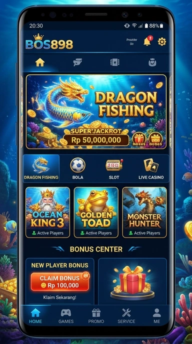 Screenshot interface aplikasi bos898 yang ramah pengguna.